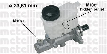  Cilindro mestre do freio Mazda 323 F VI hatchback (BJ) (1998 - 2003) F VI