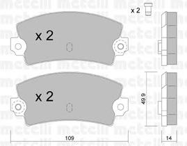 Compre 7701202788 Renault (RVI) Sapatas do freio traseiras de disco