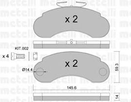 Sapatas do freio dianteiras de disco Mercedes A6314200120 preço, a partir de 37,02 USD