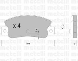 Compre 20841120 Fiat/Alfa/Lancia Sapatas do freio traseiras de disco