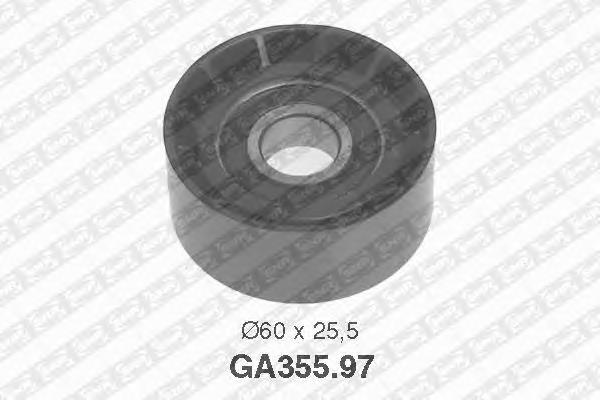 GA35597 SNR Rolo parasita da correia de transmissão