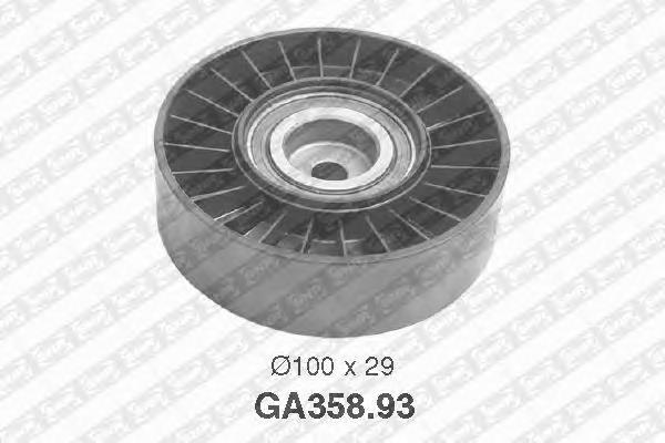 Compre 60812349 Fiat/Alfa/Lancia Rolo parasita da correia de transmissão