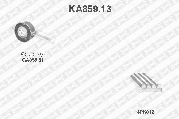 Correia dos conjuntos de transmissão, kit Peugeot 205 II 20A, C
