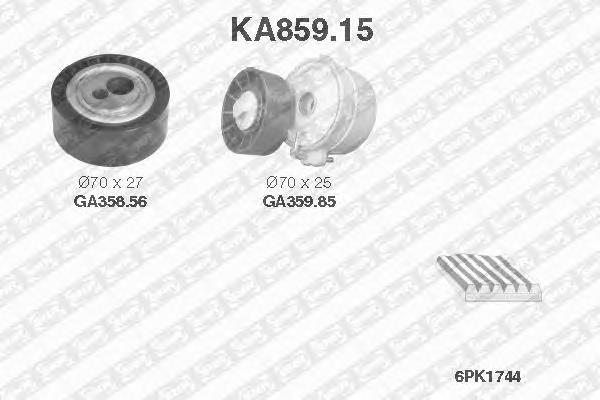 KPV104 Dayco Correia dos conjuntos de transmissão, kit