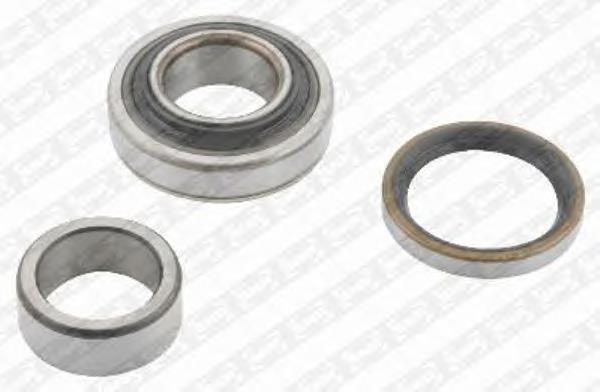Rolamento de cubo traseiro Ashika 4418013