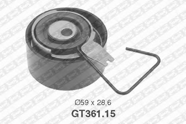 GT36115 SNR Rolo de reguladora de tensão da correia do mecanismo de distribuição de gás