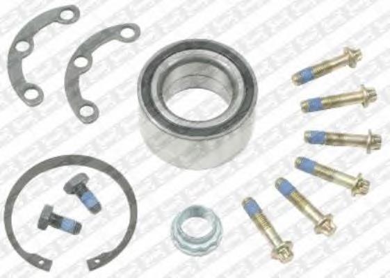 Rolamento de cubo traseiro 7931 Febi