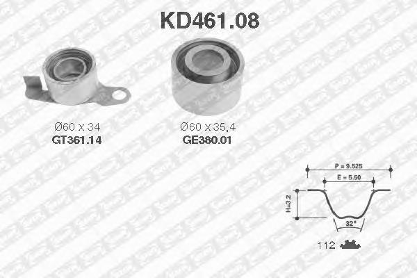 N10261302 VAG Correia do mecanismo de distribuição de gás, kit