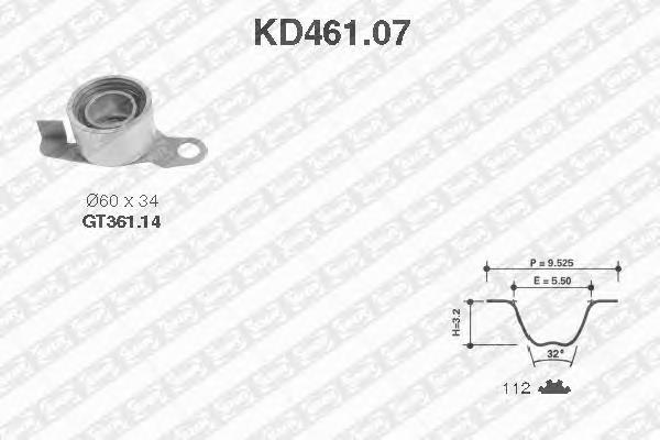 Correia do mecanismo de distribuição de gás, kit Continental/Siemens CT1042K1