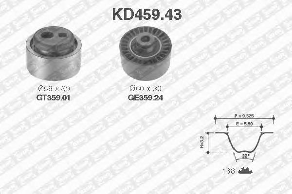 Correia do mecanismo de distribuição de gás, kit Peugeot/Citroen 00000831T2 preço, a partir de 55,44 USD