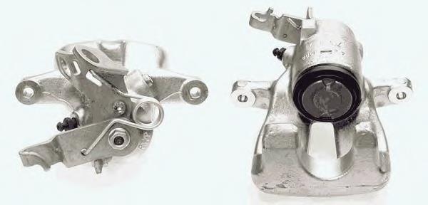 0000254033 Peugeot/Citroen Suporte do freio traseiro esquerdo