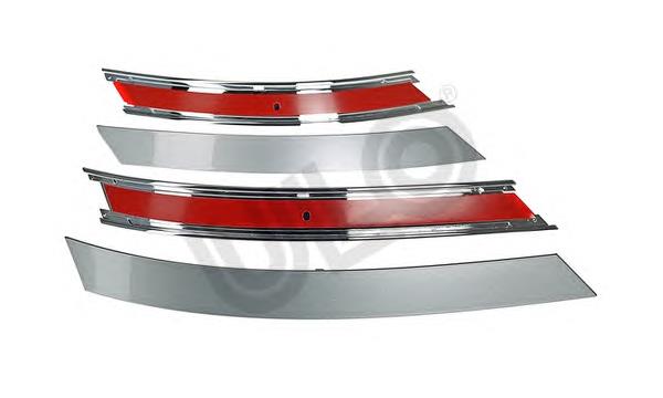 A22182009129999 Mercedes Placa sobreposta da luz traseira