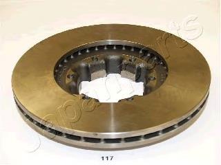 Disco do freio dianteiro Japan Parts DI117C