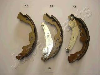 GF212AF Japan Parts Sapatas do freio traseiras de tambor