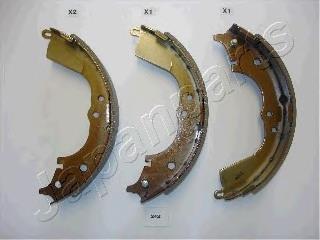 GF242AF Japan Parts Sapatas do freio traseiras de tambor