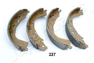 GF227AF Japan Parts Sapatas do freio traseiras de tambor