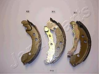 GF013AF Japan Parts Sapatas do freio traseiras de tambor