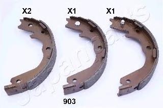 GF903AF Japan Parts Sapatas do freio traseiras de tambor