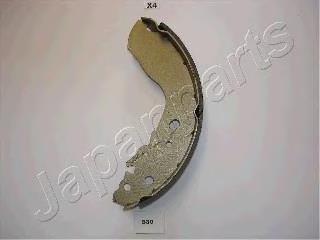 Sapatas do freio traseiras de tambor GF830AF Japan Parts