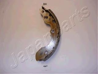 GF897AF Japan Parts Sapatas do freio traseiras de tambor