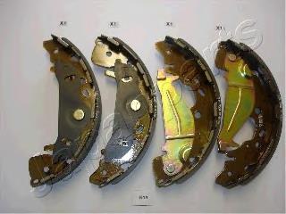 GFK14AF Japan Parts Sapatas do freio traseiras de tambor