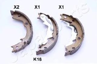 Sapatas do freio de estacionamento GFK18AF Japan Parts