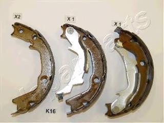 Sapatas do freio de estacionamento GFK16AF Japan Parts
