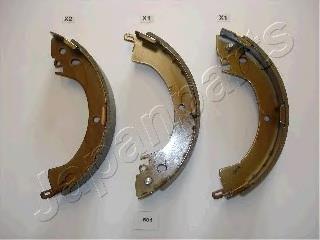 GF501AF Japan Parts Sapatas do freio traseiras de tambor