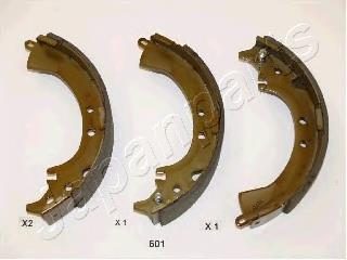 GF601AF Japan Parts Sapatas do freio traseiras de tambor
