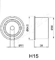 Compre MD151447 Hyundai/Kia Rolo parasita da correia do mecanismo de distribuição de gás