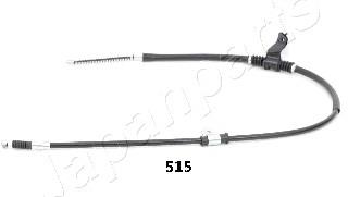 Cabo do freio de estacionamento traseiro esquerdo BC515 Japan Parts