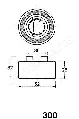 Rolo de reguladora de tensão da correia do mecanismo de distribuição de gás BE300 Japan Parts