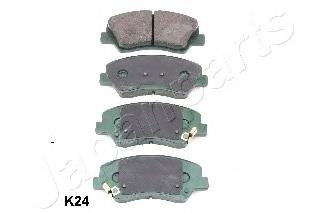 PAK24AF Japan Parts Sapatas do freio dianteiras de disco