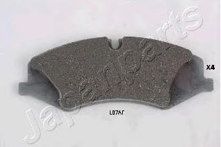 PAL07AF Japan Parts Sapatas do freio dianteiras de disco