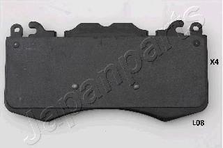 PAL08AF Japan Parts Sapatas do freio dianteiras de disco