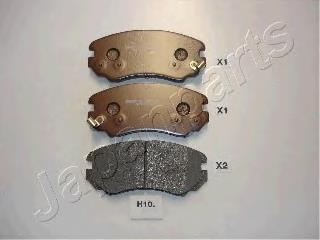 PAH10AF Japan Parts Sapatas do freio dianteiras de disco