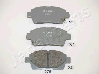 PA275AF Japan Parts Sapatas do freio dianteiras de disco