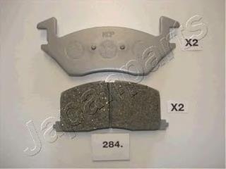 PA284AF Japan Parts Sapatas do freio dianteiras de disco