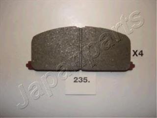 PA235AF Japan Parts Sapatas do freio dianteiras de disco