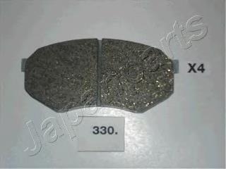 PA330AF Japan Parts Sapatas do freio dianteiras de disco