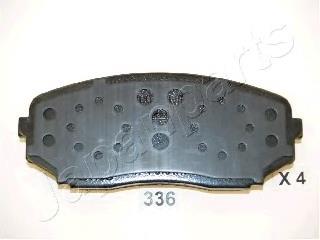 PA336AF Japan Parts Sapatas do freio dianteiras de disco