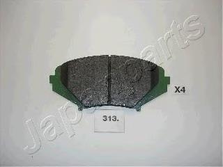 PA313AF Japan Parts Sapatas do freio dianteiras de disco