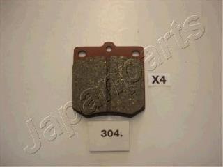 PA304AF Japan Parts Sapatas do freio dianteiras de disco