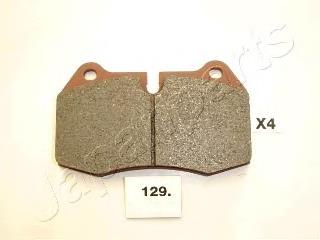 PA129AF Japan Parts Sapatas do freio dianteiras de disco