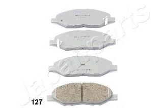PA127AF Japan Parts Sapatas do freio dianteiras de disco