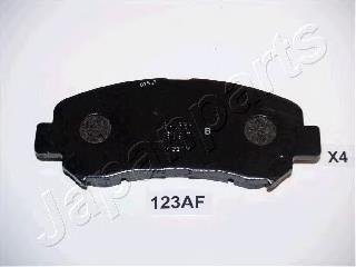 PA123AF Japan Parts Sapatas do freio dianteiras de disco