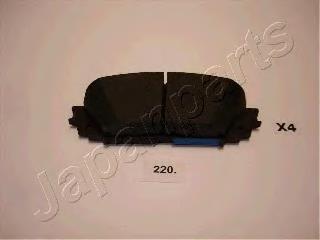 PA220AF Japan Parts Sapatas do freio dianteiras de disco