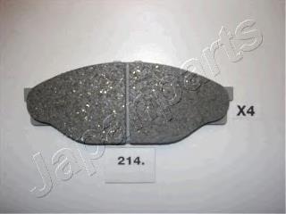 PA214AF Japan Parts Sapatas do freio dianteiras de disco