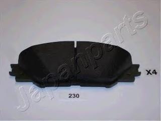 PA230AF Japan Parts Sapatas do freio dianteiras de disco