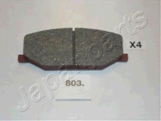 PA803AF Japan Parts Sapatas do freio dianteiras de disco
